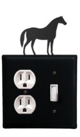 Horse - Single Outlet and Switch Cover