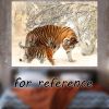 Animal Tapestry Wall Decor Backdrop Tapestry Bedroom Wall Cloth Tiger Bedside Living Room Decorative Wall Art; 43x59 inch