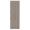 Storage Cabinet Pipestone, Double Door, Light Gray Finish