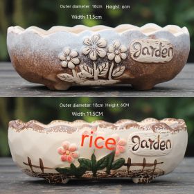 Large Succulent Flower Pot Ceramic (Option: 35Style-Ceramic)