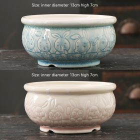 Large Succulent Flower Pot Ceramic (Option: 25style-Ceramic)
