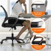 Smile Mart Adjustable Mid Back Mesh Swivel Office Chair with Armrests