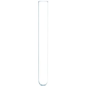 Chemical Laboratory High Temperature Resistant Borosilicate Glass Flat Round Bottom Test Tube (Option: 18mmx180mm)